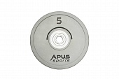 Бамперный диск для соревнований Apus Sports 5 кг.