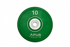 Бамперный диск для соревнований Apus Sports 10 кг.
