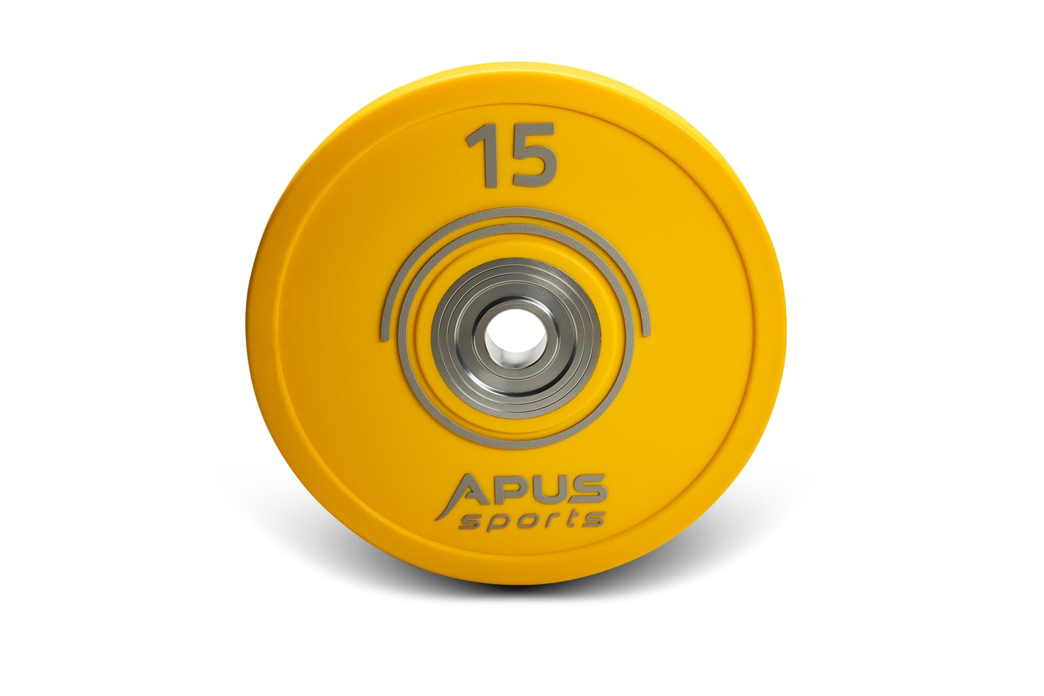 Бамперный диск для соревнований Apus Sports 15 кг.