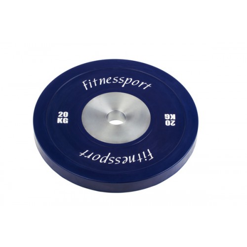 RCP22-20 Бамперный диск для кроссфита (синий) 20 кг