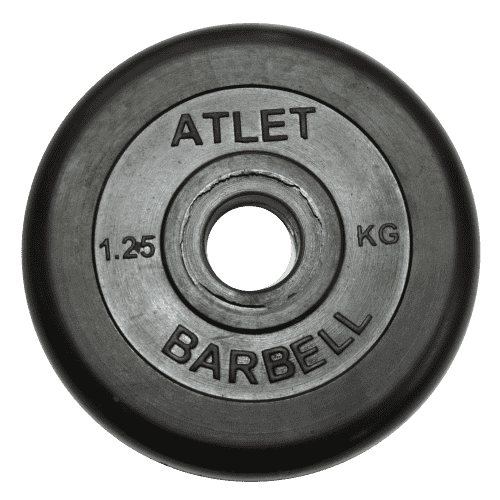 Диск обрезиненный Atlet, 1,25 кг